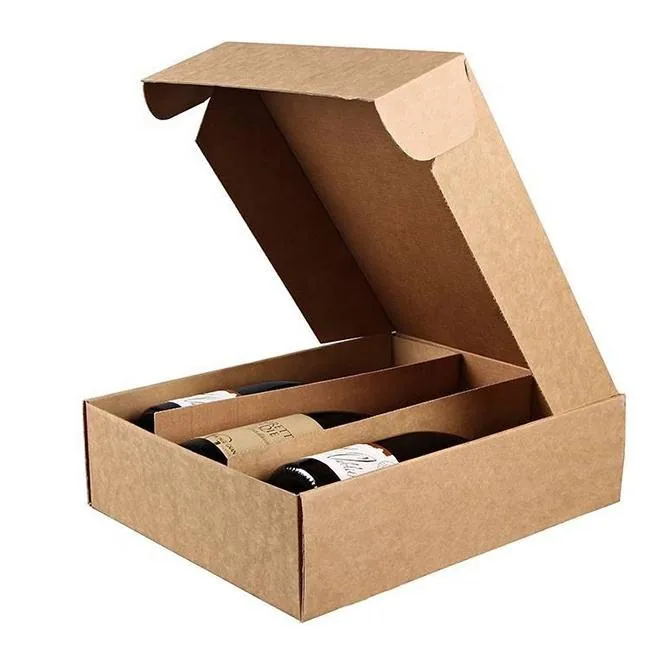 Kraft Bottle Boxes